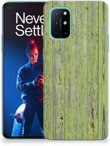 Cover Case OnePlus 8T Smartphone hoesje Green Wood