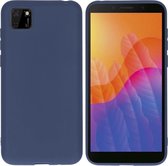 iMoshion Color Backcover Huawei Y5p hoesje - donkerblauw