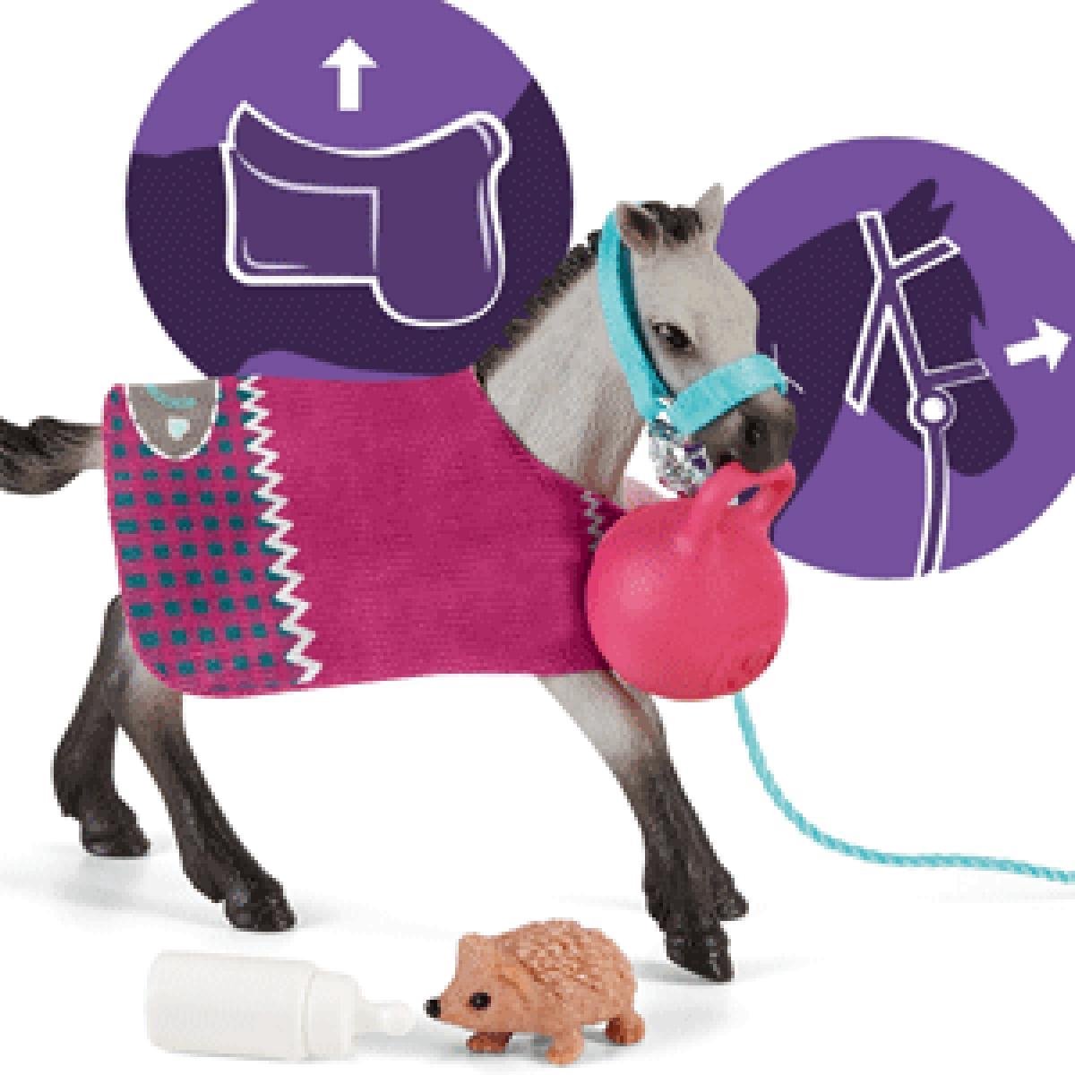 schleich HORSE CLUB - Spelplezier met veulen - Speelfigurenset - Kinderspeelgoed voor Jongens en Meisjes - 5 tot 12 jaar - 42534 — afbeelding 4