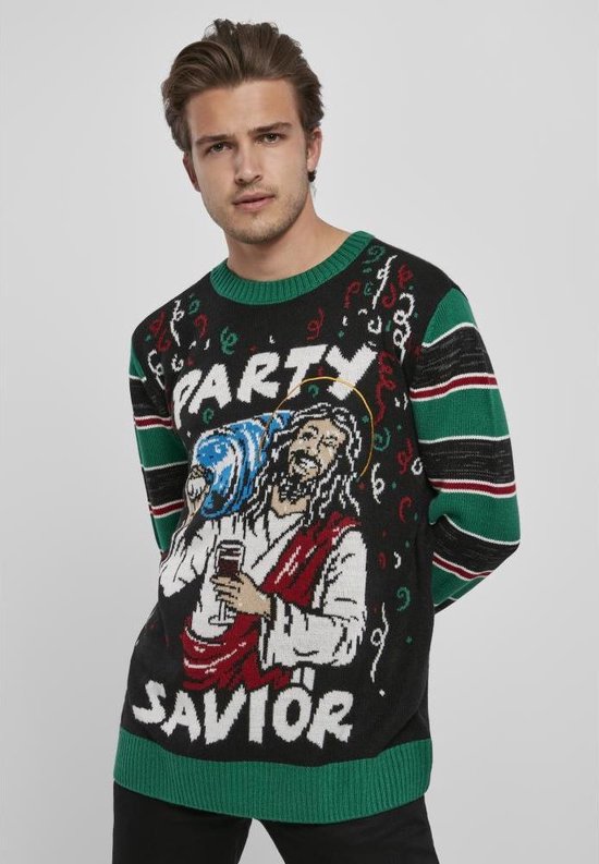 Urban Classics Sweater/trui Savior Christmas Multicolours