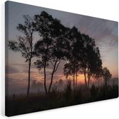 Before Sunrise op Canvas | fotoprint op canvas | wanddecoratie - 40x60cm