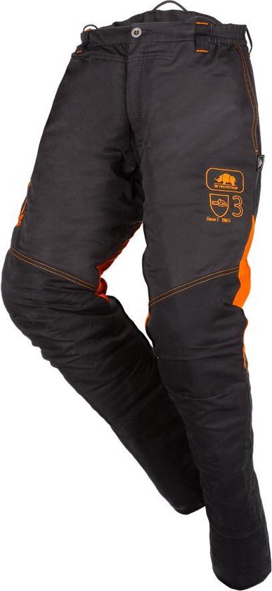 Pantalon anti-coupure ventilé SIP BasePro, classe 3 Type A; 1RX3 - Taille:  L - noir / gris | bol.com