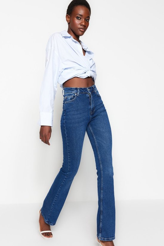 Jeans Jean large taille haute pour femme