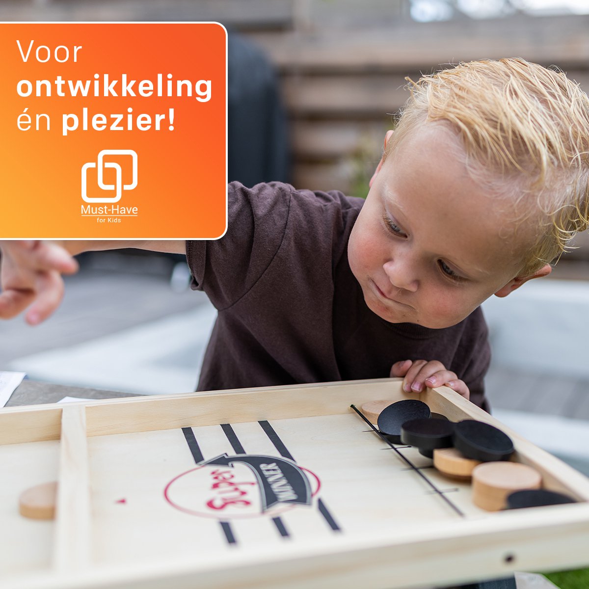Slingpuck - Speelgoed 6 jaar - Sinterklaas Cadeautjes - Cadeau - Sling Puck - Slingshot - Speelgoed 9 Jaar - Bordspel - Sjoelbattle - Drankspel - Speelgoed 7 Jaar - Drinking Game - Spelletjes - Kinderspeelgoed 4 jaar - Houten Speelgoed 5 jaar — afbeelding 5