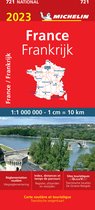Nationale kaarten Michelin - Michelin Wegenkaart 721 Frankrijk 2023