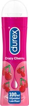Durex Glijmiddel Crazy Cherry - Kers - waterbasis - 100ML