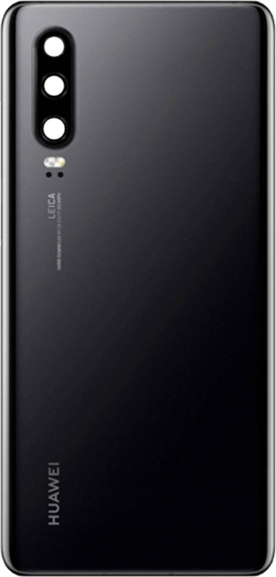 Huawei P30 Batterij Cover Origineel Huawei met lens Zwart