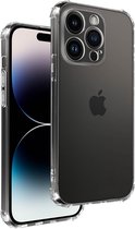 Geschikt voor Apple iPhone 14 Pro Siliconengel Hoesje Versterkte Hoeken Transparant