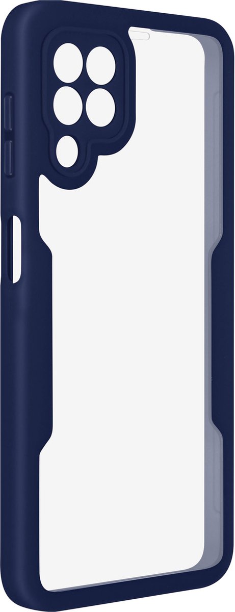 Integraal Hoesje Geschikt voor Samsung Galaxy A22/M32/M22 - blauw