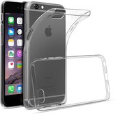 Geschikt voor Apple iPhone 6/6S Flexibele Siliconen Case Versterkte Hoeken Dun Transparant