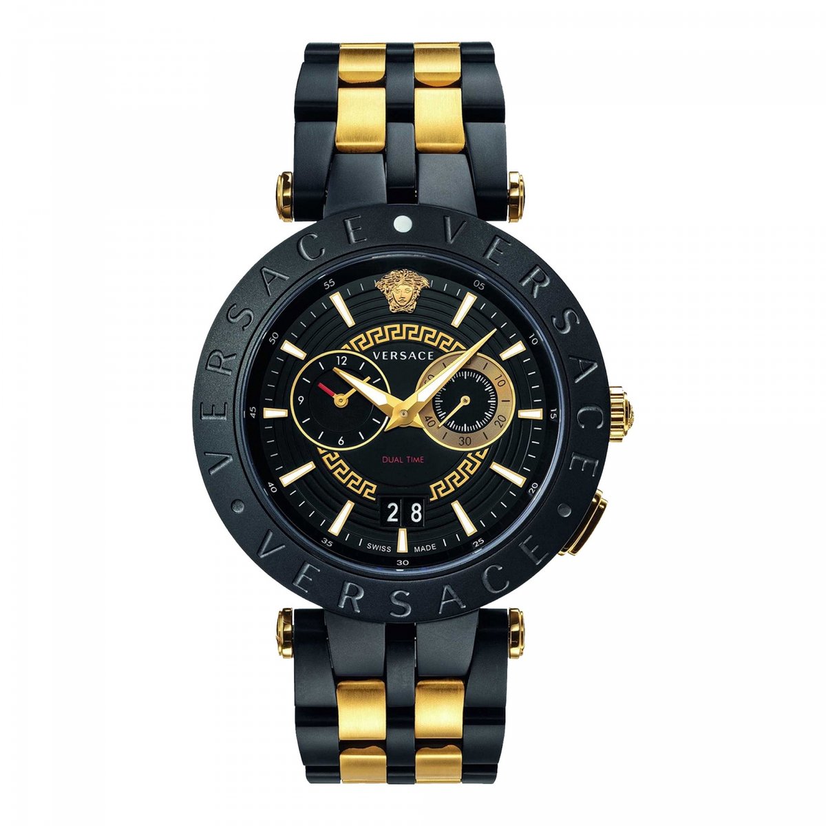Versace VEBV00619 horloge mannen - Roestvrij Staal - zwart