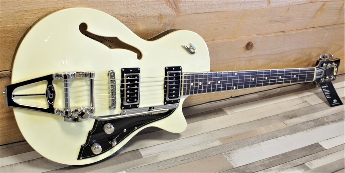 Duesenberg Starplayer TV Vintage White - Elektrische gitaar - wit