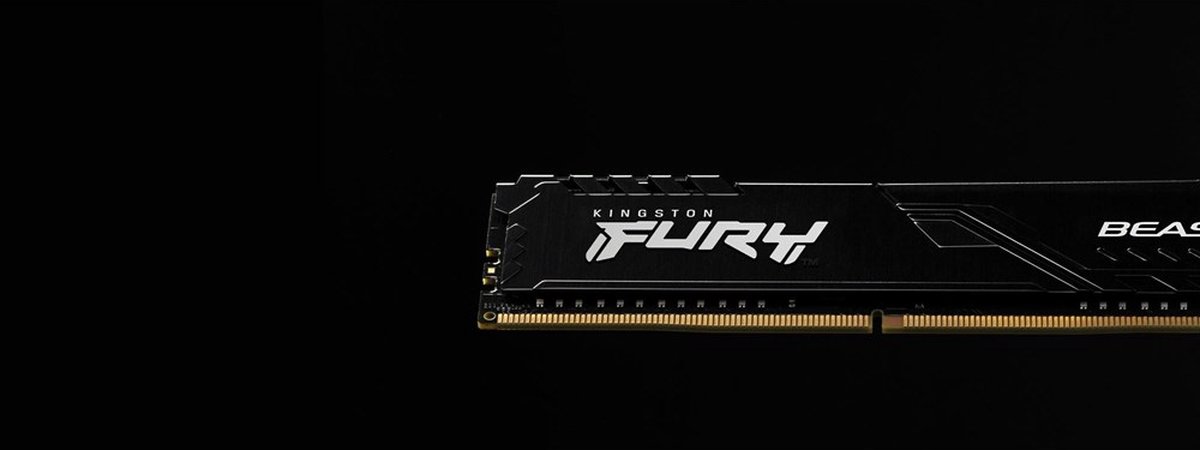 Kingston FURY Beast 16 Go (4 x 4 Go) DDR4 3200 MHz CL16 - Mémoire PC Kingston FURY Beast 16 Go (4 x 4 Go) DDR4 3200 MHz CL16 - Mémoire PC