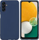 iMoshion Hoesje Geschikt voor Samsung Galaxy A13 (5G) / A04s Hoesje Siliconen - iMoshion Color Backcover - Donkerblauw