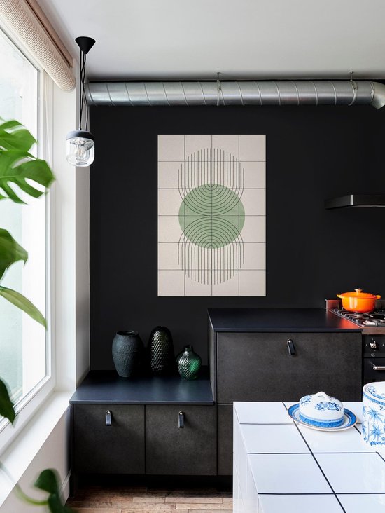 IXXI Perfect Point Green - Décoration murale - Abstrait - 80 x 60 cm