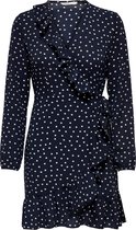 ONLY OLMCARLY L/ S WRAP DRESS AOP Robe Femme - Taille S