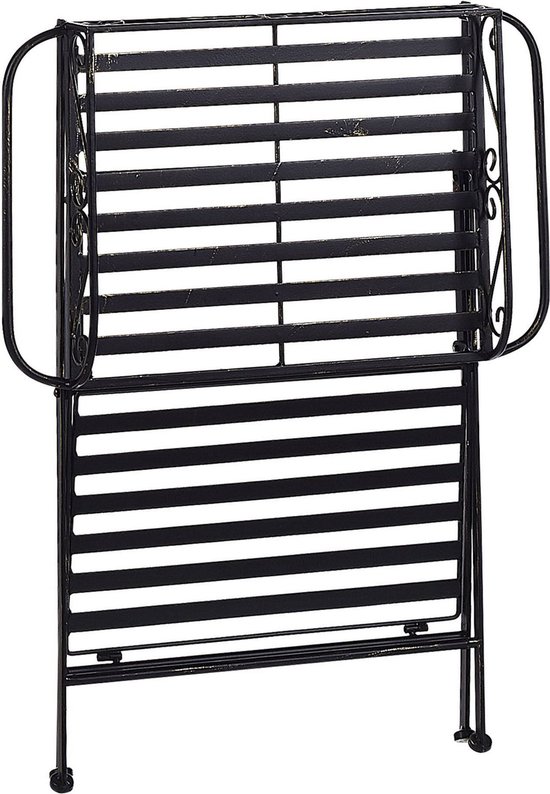 Beliani ANCUD - Table d'appoint - Zwart - Fer