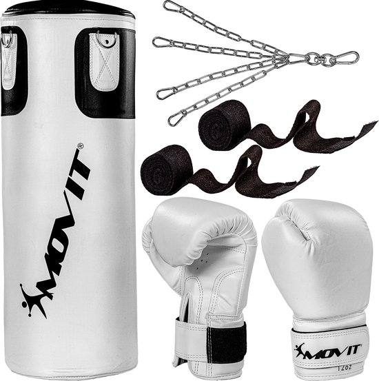 Gants De Frappe, ZOOBOO Gants De Combat De Boxe à Demi-doigts Mitaines