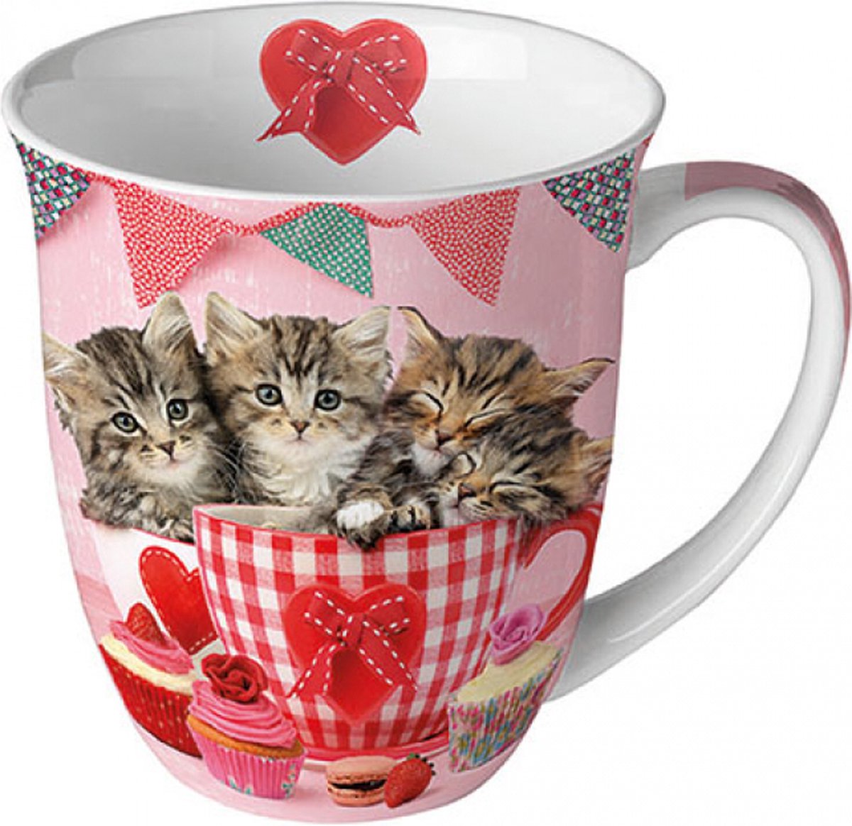 Mok - Cats in tea cups - 400ml