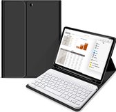 Mobiq - geschikt voor iPad Pro 11 (2022/2021/2020) Toetsenbord Hoes - zwart
