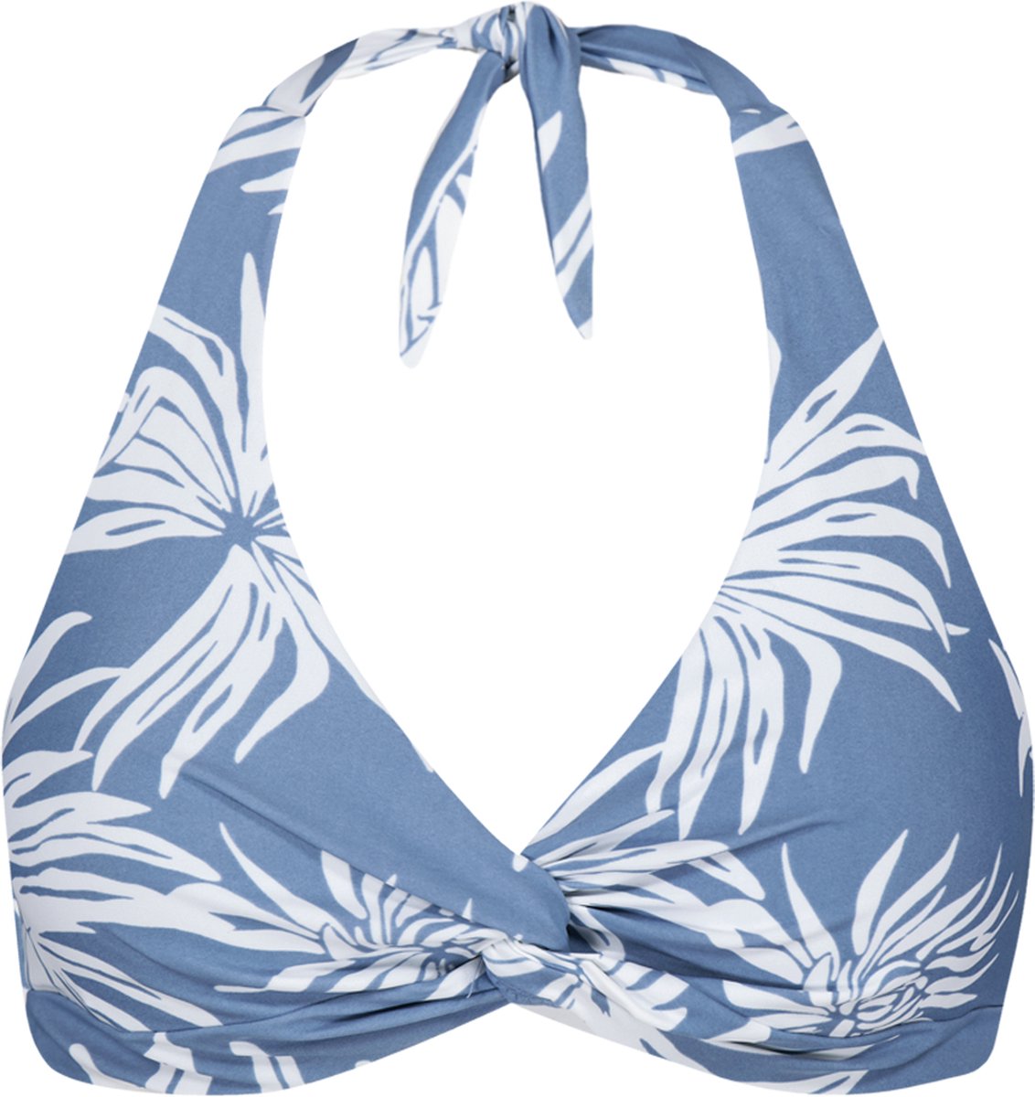Barts Deltia Halter Blauw Dames Bikinitopje - Maat 42