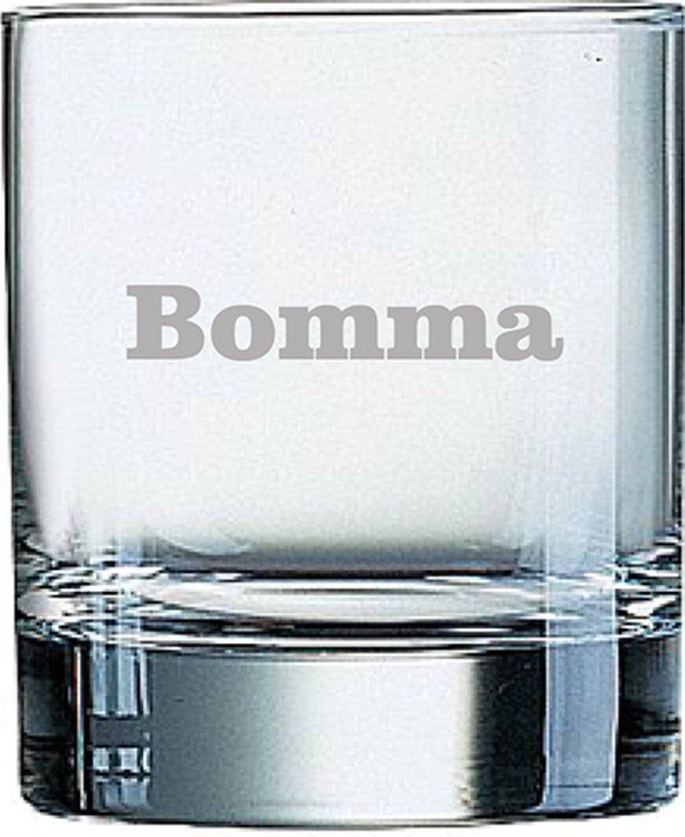 Whiskeyglas gegraveerd - 20cl - Bomma