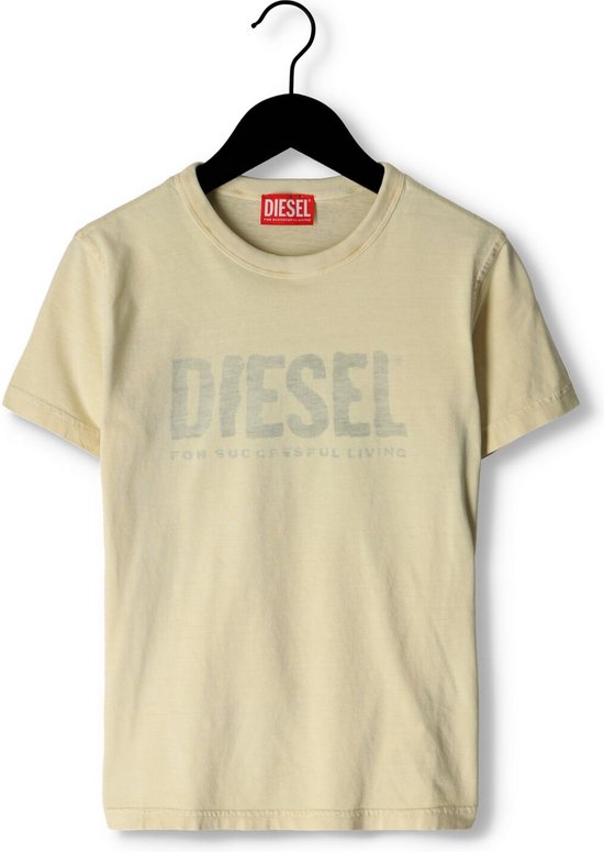 Diesel Tdiegore6 Polo's & T-shirts Jongens - Polo shirt - Gebroken wit - Maat 140