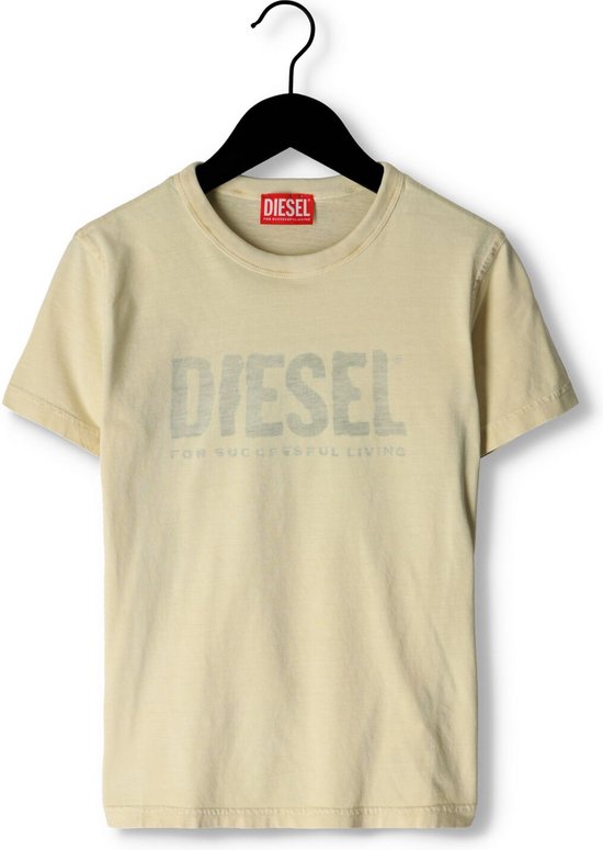 Foto: Diesel tdiegore6 polo s t shirts jongens polo shirt gebroken wit maat 140