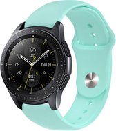 iMoshion Siliconen 20 mm - Convient pour Samsung Galaxy Watch 5 (Pro) / 4 (Classic) / 3 / Active 2 - Garmin Venu / 2 plus / Sq - Garmin Forerunner 245 (Musique) / 55 / 645 - Garmin Fenix 6s / 5s – Polar Ignite (2) - Vert Menthe