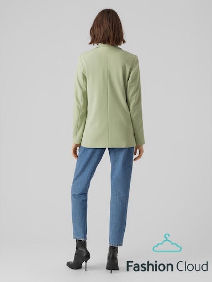 Vero Moda Blazer Vmzamira Ls Loose Blazer Ga Noos 10275972 Reseda Dames Maat - S
