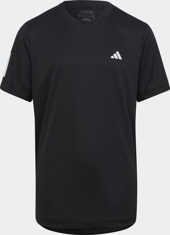 adidas Performance Club Tennis 3-Stripes T-shirt - Kinderen - Zwart- 164