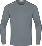 Jako - Shirt Run 2.0 - Grijze Longsleeve Heren-XL