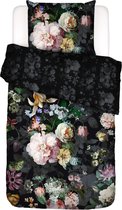 ESSENZA Fleur Festive Dekbedovertrek Blooming Black - Eenpersoons – 140x200/220 cm