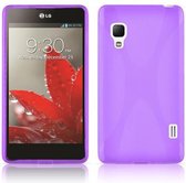 Coque Cadorabo pour LG L5 II (2. SIM) en LILA VIOLET - Coque de protection en silicone TPU souple