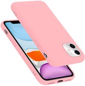 Cadorabo Hoesje geschikt voor Apple iPhone 11 in LIQUID ROZE - Beschermhoes gemaakt van flexibel TPU silicone Case Cover