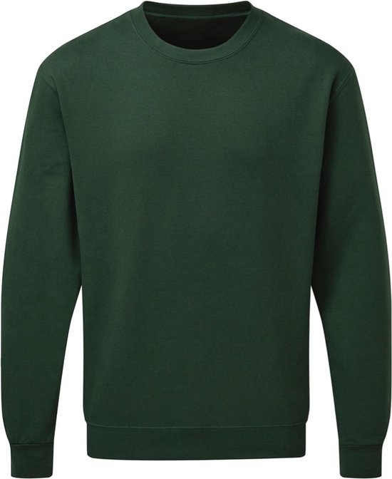 Foto: Flessengroene heren sweater crew neck merk sg maat xl