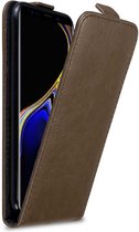 Cadorabo Hoesje geschikt voor Samsung Galaxy NOTE 9 in KOFFIE BRUIN - Beschermhoes in flip design Case Cover met magnetische sluiting
