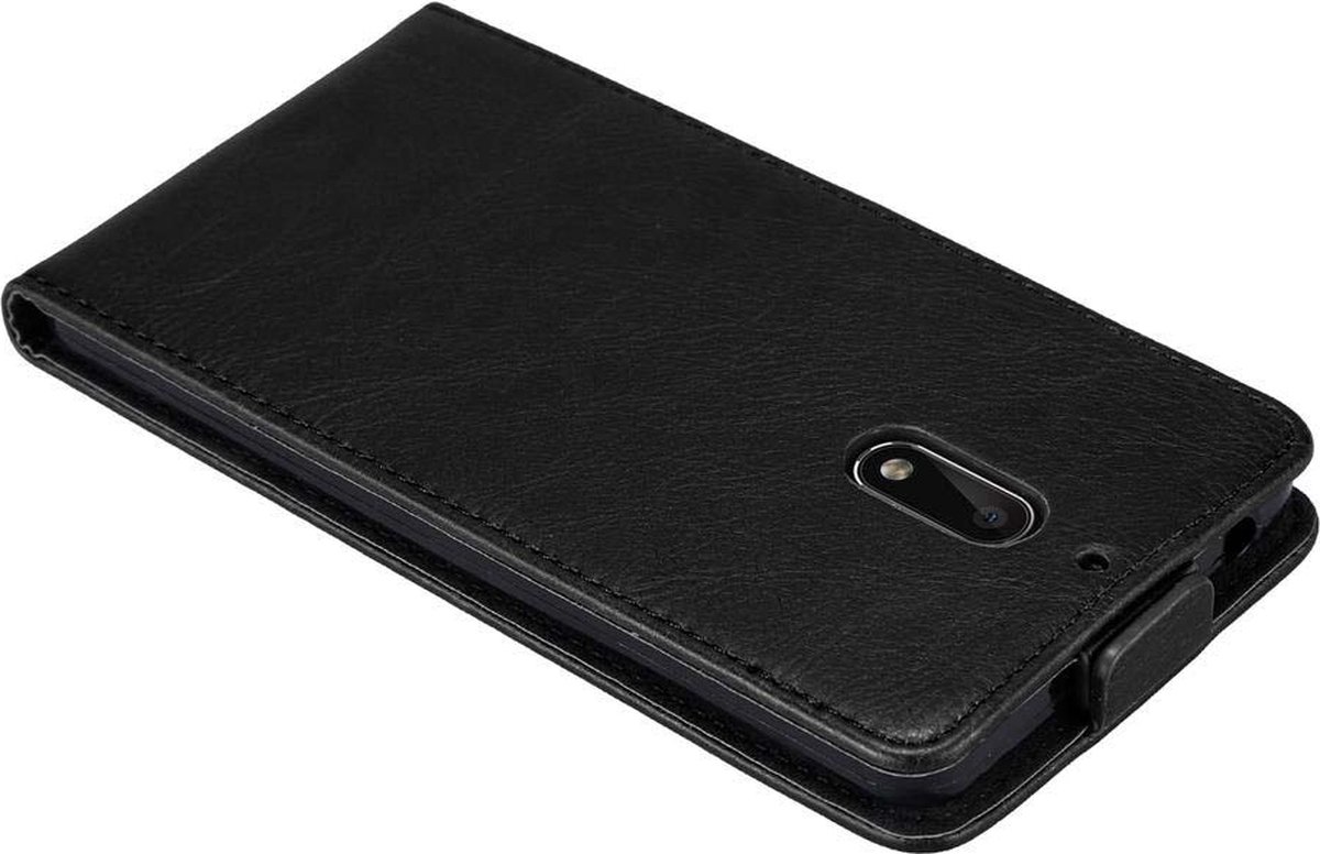 Coque Cadorabo Pour Nokia 6 (2017) – Silicone TPU Ultra-fine, Noir Givré, Anti-chocs, Anti-rayures, Finition Mate