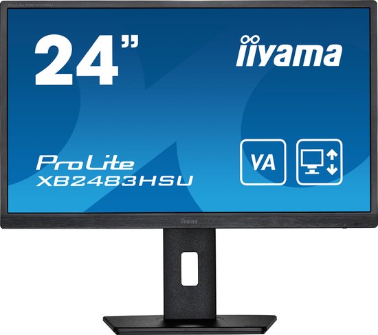 iiyama ProLite XB2483HSU-B5 - Full HD Monitor - Verstelbaar - 24 inch