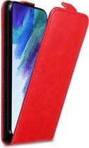 Cadorabo Hoesje geschikt voor Samsung Galaxy S22 PLUS in APPEL ROOD - Beschermhoes in flip design Case Cover met magnetische sluiting