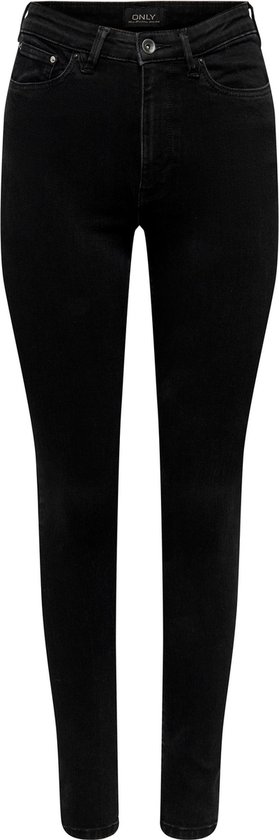 Only Jeans Onliconic Hw Sk Long Ank Dnm Noos 15247810 Black Denim Dames Maat - W26 X L34