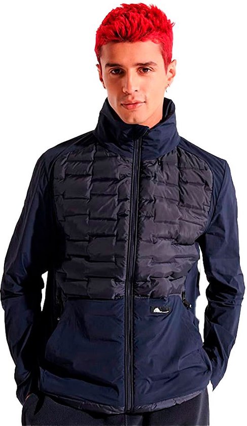 SUPERDRY Hybrid Jas Mannen Blauw - Maat M