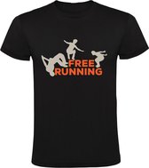 Free Running Heren T-shirt - atleet - freestyle - parkour - springen - training - sport - hobby