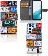 Wallet Book Case Geschikt voor Samsung Galaxy A54 5G GSM Hoesje Kentekenplaten