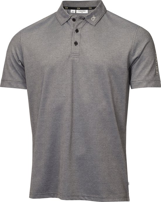 Calvin Klein Golf Heren Concord Polo Black Marl