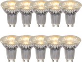 Lucide MR16 * 10 - Led lamp - Ø 5 cm - LED - GU10 - 10x5W 2700K - Transparant - Set van 10