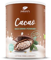 Nature's Finest Bio Rijst Drank Cacao | Altijd vers bereide rijstdrank met cacao - 250 g poeder = 2,5 L drank - Geen toegevoegde geraffineerde suiker, verdikkingsmiddelen of kunstmatige zoetstoffen