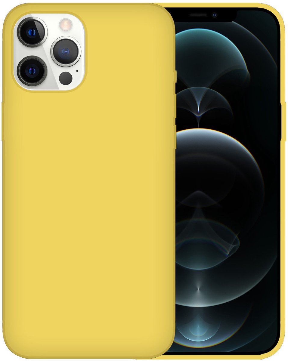 Hoesje geschikt voor iPhone XR - Backcover - TPU - Geel