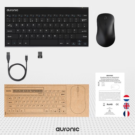 Lovaky MK98 draadloos toetsenbord, 2.4G ergonomisch draadloos computertoetsenbord, vergroot indicatorlicht, pc-toetsenbord op volledige grootte met numeriek toetsenbord voor laptop, desktop, oppervlak, Chromebook, notebook