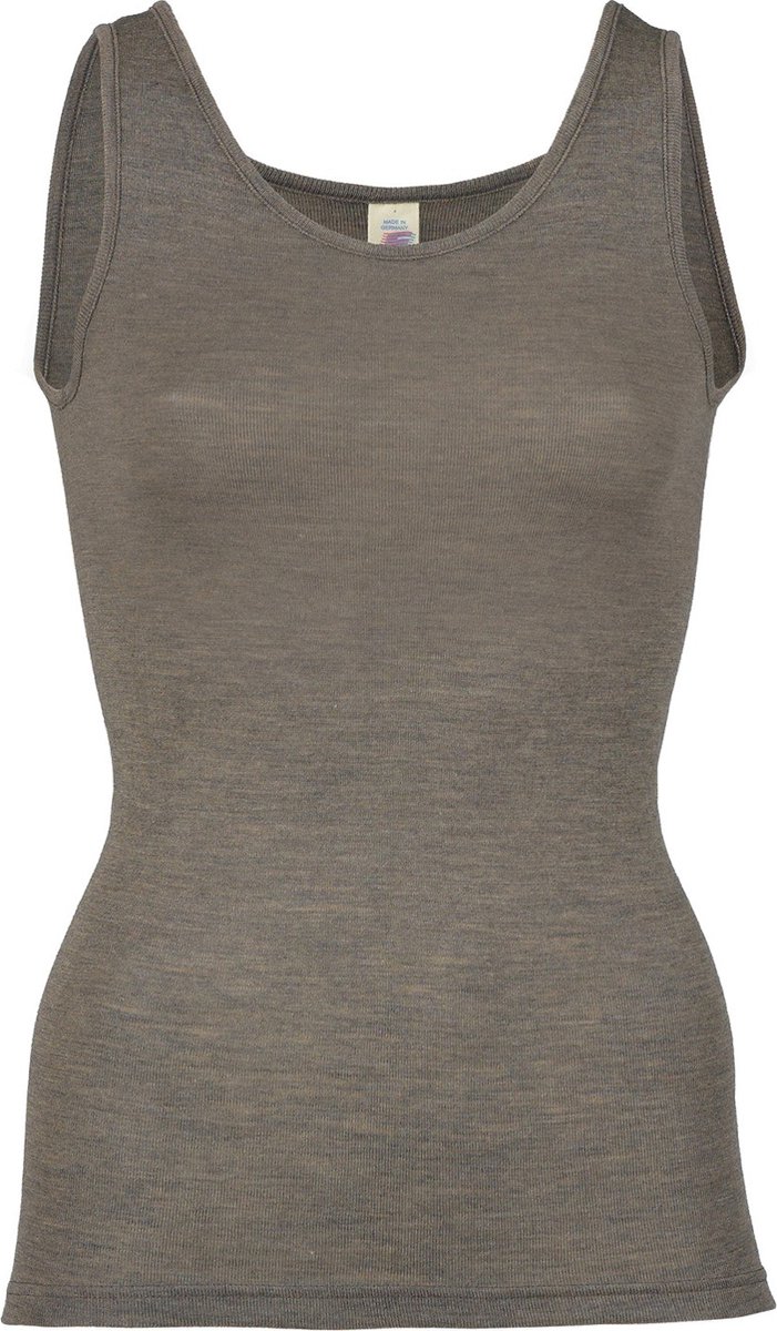 Dames Hemd Zijde Merino Wol Engel Natur walnut 34/36S